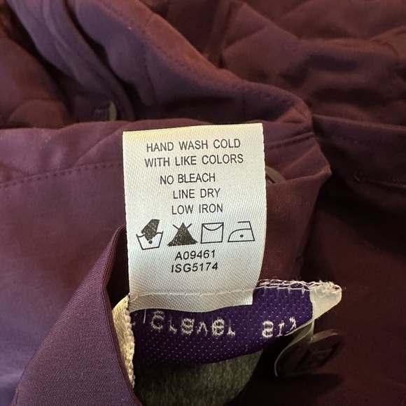 Susan Graver Reversible Purple Floral Quilted Rain Jacket NWT - 1X - Picture 7 of 14